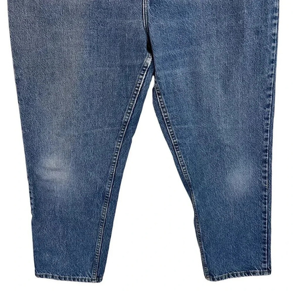Lee Riders Jeans Womens Size 16 Petite Blue Denim Bottoms High Waist 100% Cotton - Picture 5 of 11